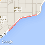 Bayshore 1 mile route map