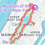 Central Park Big Loop route map