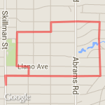 Short Lakewood route map