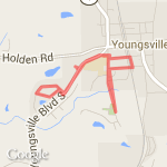 YPRD 5K 2014 route map