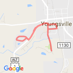 YPRD 5K 2014 - 1.1 route map