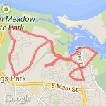 Kings Park 15 k route map