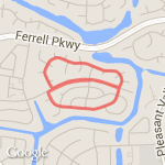 1.52 miles route map