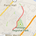 Up/Down Honeygo route map