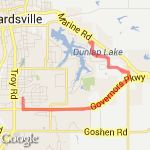 7 mi to Angies route map