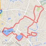 21.68 milws or 35k route map