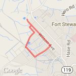 4 Mile Loop route map