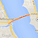 The Melbourne Causeway run route map