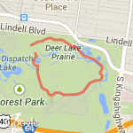 Forest Park- 3.5 route map