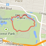 Forest Park 3.43 route map