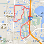 Easter Saturday route map