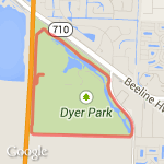 Dyer short day route map