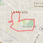 this morning route map