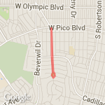 short hotel route map