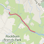 Grist Mill Trail @ Patapsco Park route map