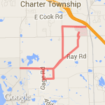 GAC 20 miler route map