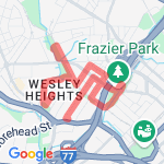 FMW5k GreenWay 2014 route map