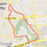 College Tour route map