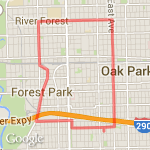 Oak Park _ RF 6.6m route map