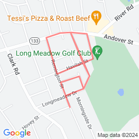 Dancuse/Havillah - 3.22 Km route in Lowell