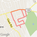 Longmeadow/Kathletta/Agnes route map