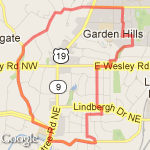 4.78 miles route map