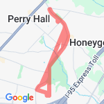 Easter Am Run route map