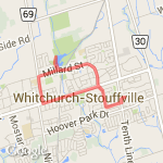 stouffville run route map