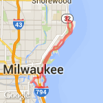 10 mile Lake route map