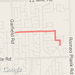 2.00 miles route map