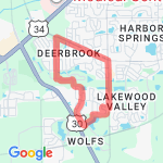 Home Run (long way) route map