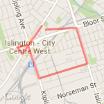 short block run route map