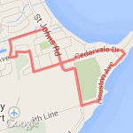 Around Big Cedar route map