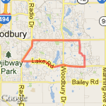 Bike ride to Library route map
