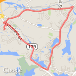 13K route peabody and back route map