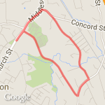 wilmington 5K route map