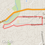 3.0 fremont and mission route map