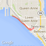 Myrtle Edwards Park route map