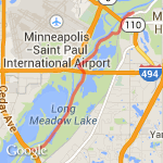 sibley house to cedar route map