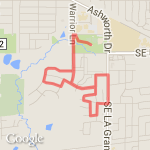 My Angel Foundation 5K route map