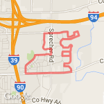 Great Dane 7 Mile Loop route map
