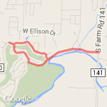 Small Neighborhood Run route map