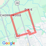 Pickering 8km route map