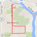 River Run 5K route map