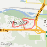 Valley Ridge Loop route map