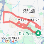 I just felt like running route map