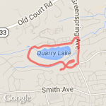 quarry Lake route map