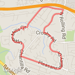 witches hat route map