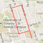 2.76 Miles route map