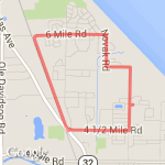 Trail in racine route map